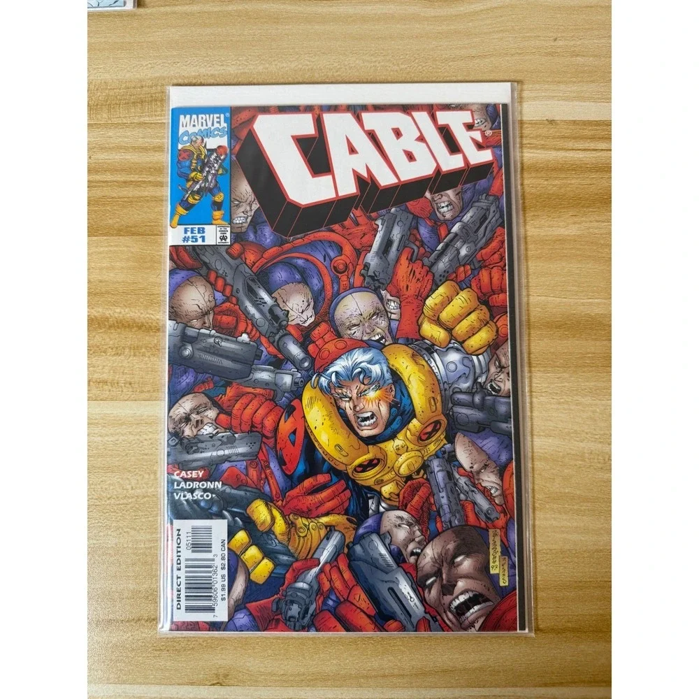 Cable #51 Marvel Comic Book February Comic Direct Edition‎ Vintage